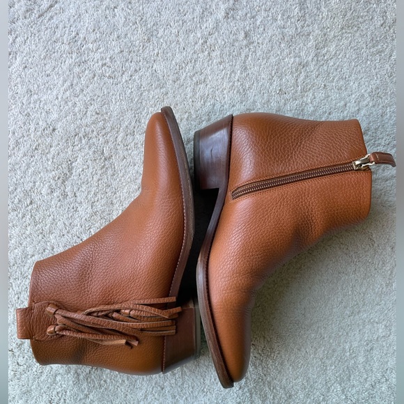 Valentino leather fringe accent boots - Picture 8 of 11